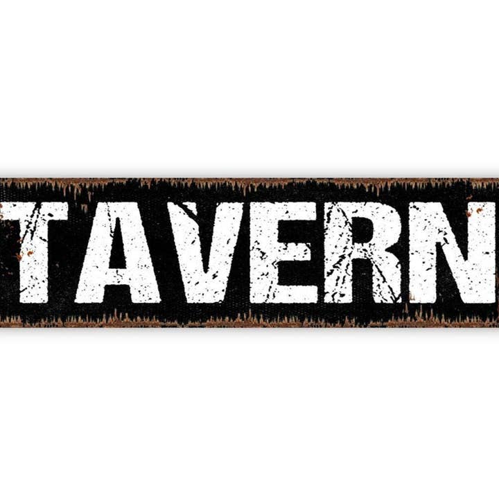 North Star Rustics Signs - Wholesale Sign - Tavern Metal Bar Pub Farmhouse Sign with Vinyl Sticker2