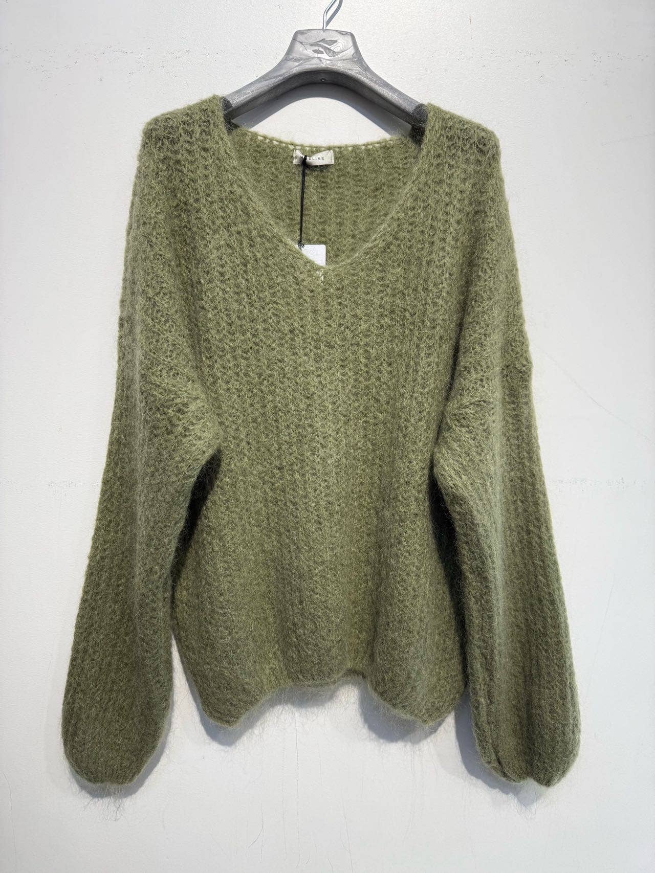 NOELINE - Wholesale Gebreide trui - Kinderen - Oversized trui van 40% kinder mohair15