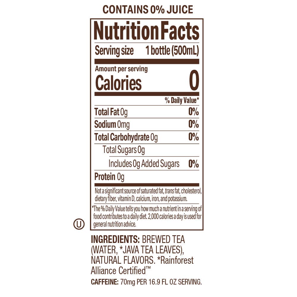 Crystal Geyser Water Company - Wholesale Iced Tea - Tejava Unsweetened Lemon Iced Tea (pack of 12)4