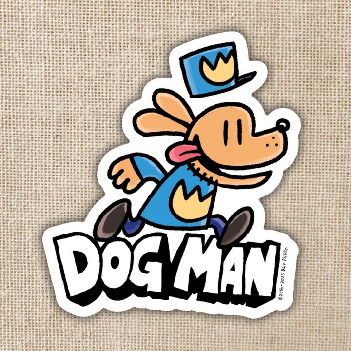 Autocollant Dog Man | Dog Man pour la vente par Kingdom of Threads