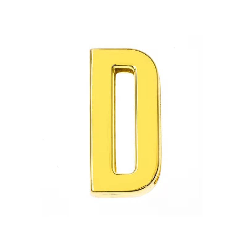 Deep South Originals Inc. - Wholesale Scarf Clip - Women's - Large Slide Letters - 14k Gold Plated Stainless Steel3