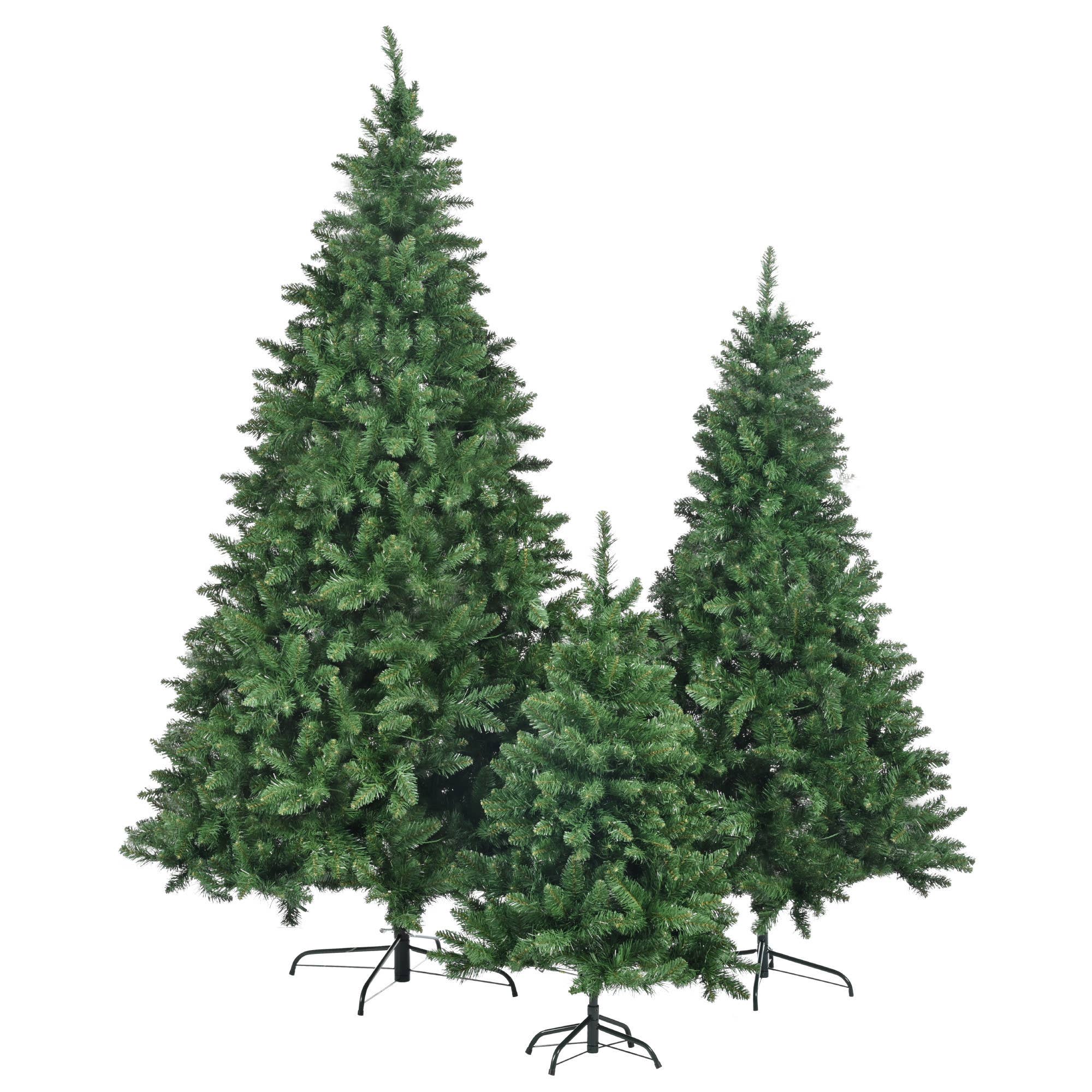 HomeRoots - Wholesale Artificial Christmas tree - Three Piece Pre Lit Extra Full Frosted Pine Christmas Tree Set5