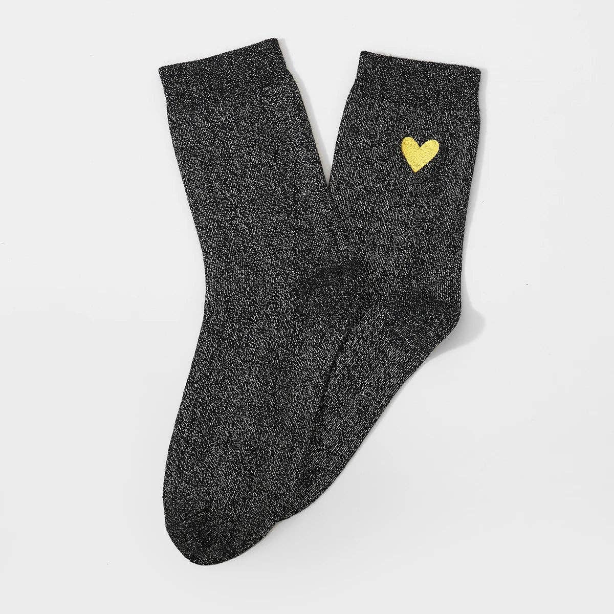 Tites Chaussettes - Venta al por mayor Calcetines - Mujer - Calcetines Altos Lurex Corazón Mujer I 35-414
