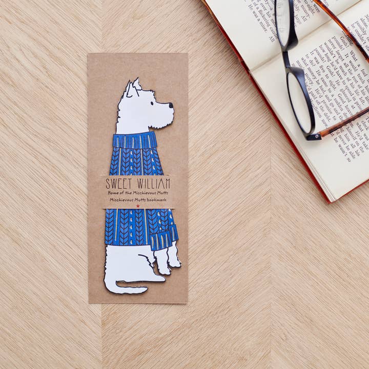 Bookmark - Westie Dog for wholesale by Sweet William Designs