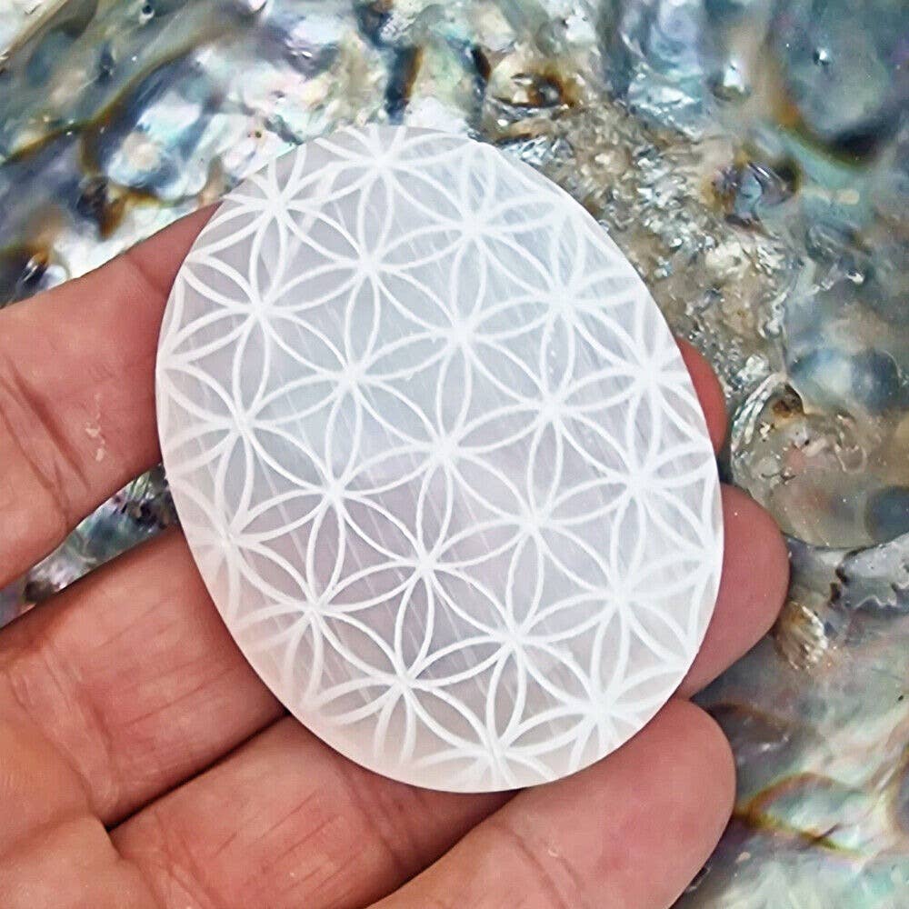 Shamans Crystal - Wholesale Spirituele steen/kristal - Selenietpalmstenen, Selenite Smooth, Selenite Selenite3