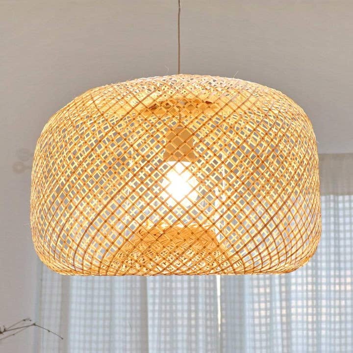 PATTRANAN - Bambu hängande ljus skugga för wholesale av Thaihomeshop