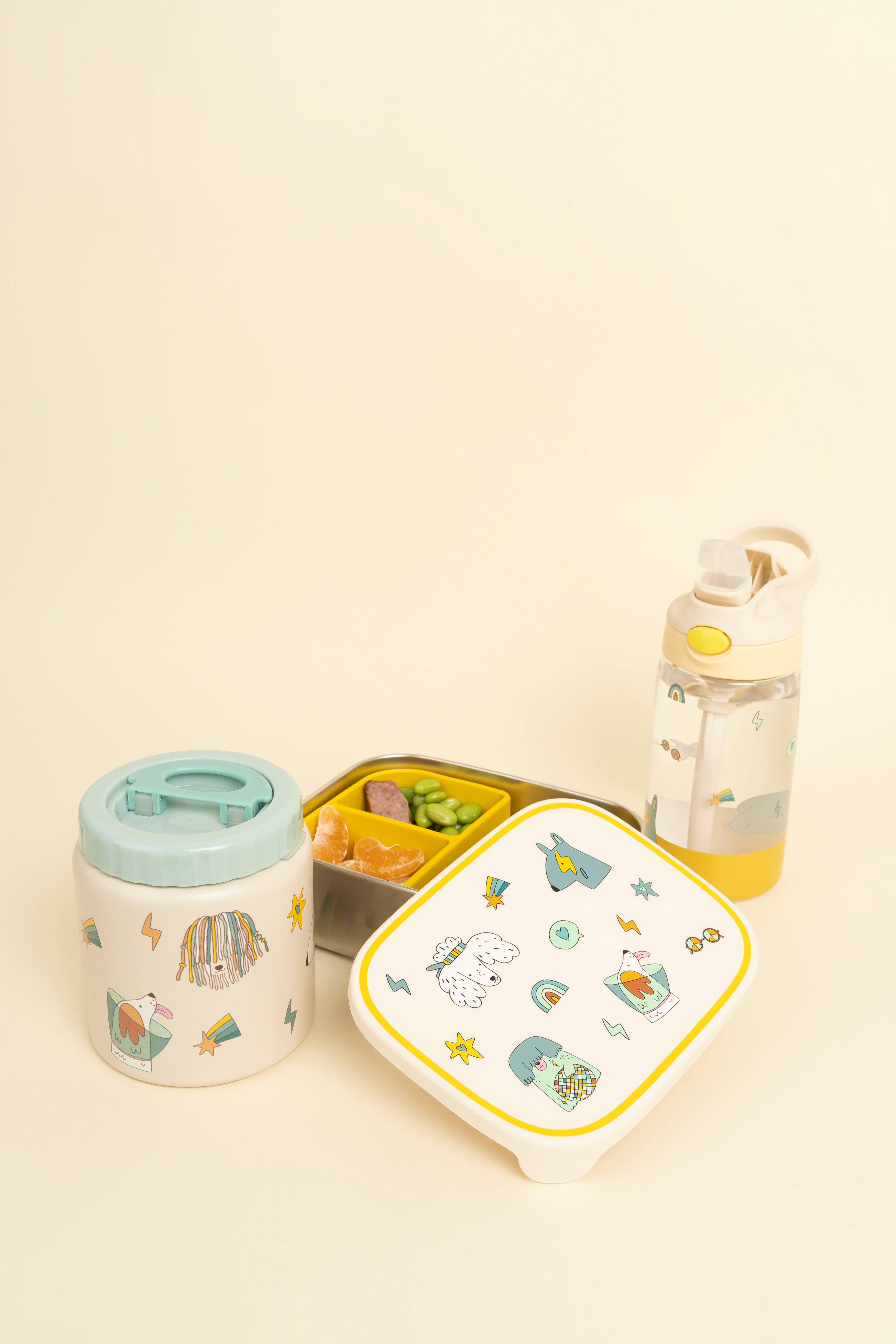 the cotton cloud - Wholesale Waterfles - Geïsoleerde roestvrijstalen fles voor kinderen met funky honden6