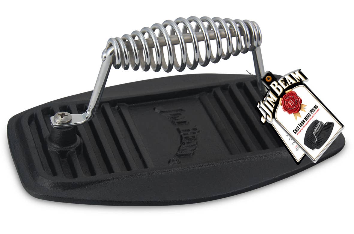 Style Asia - Wholesale Kitchen Tool/Gadget - Jim Beam 9" Stainless Steel Cast Iron Meat Press1