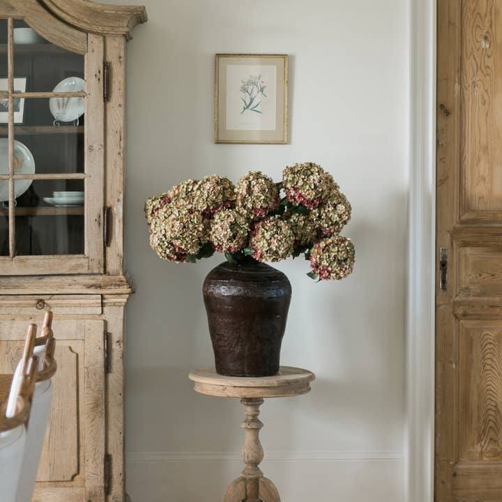 Afloral - Wholesale Artificial Flowers - Mauve Green Artificial Hydrangea Flower - 34"1