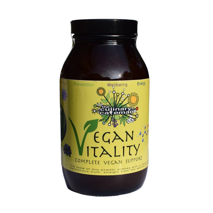 Vegan Vitality Powder, Alle supplementen gericht op veganisten voor wholesale door Culinary Caveman