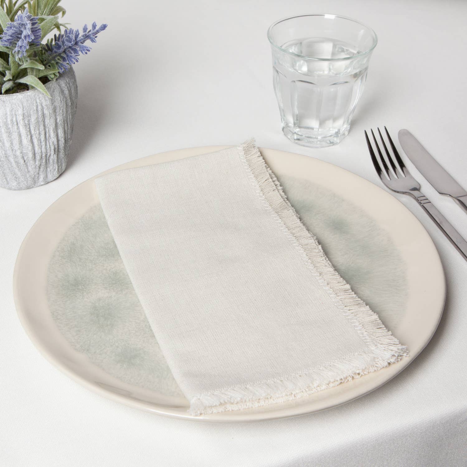 Danica Heirloom - Wholesale Dinner & Cloth Napkin - Dove Gray Chambray Napkins Set of 41