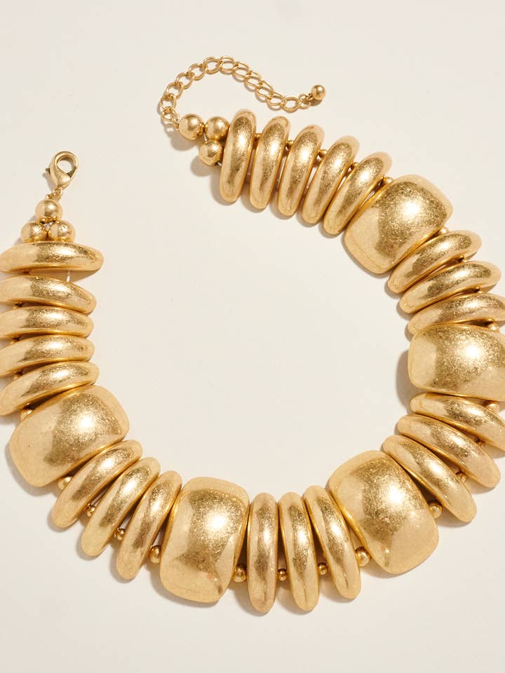 Collana Corta Vintage in Metallo a Cupola Ccb per la vendita all'ingrosso da parte di Designature New York