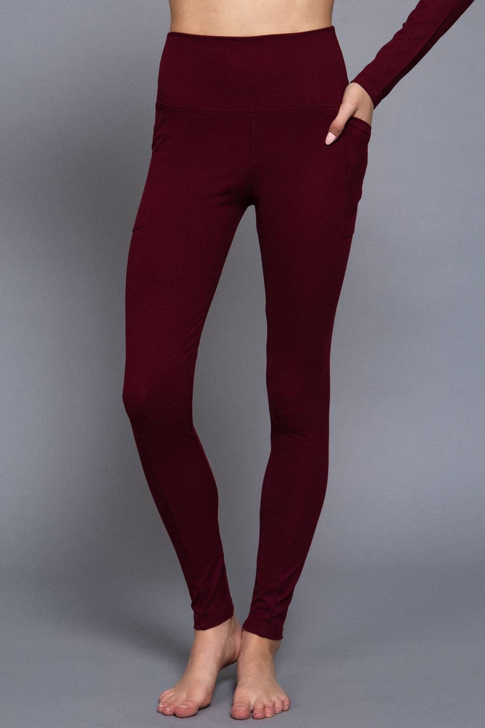 Active Basic | Active USA - Wholesale Athletic/Lounge Leggings - Women's - Waist Band Workout Leggings with Pocket14