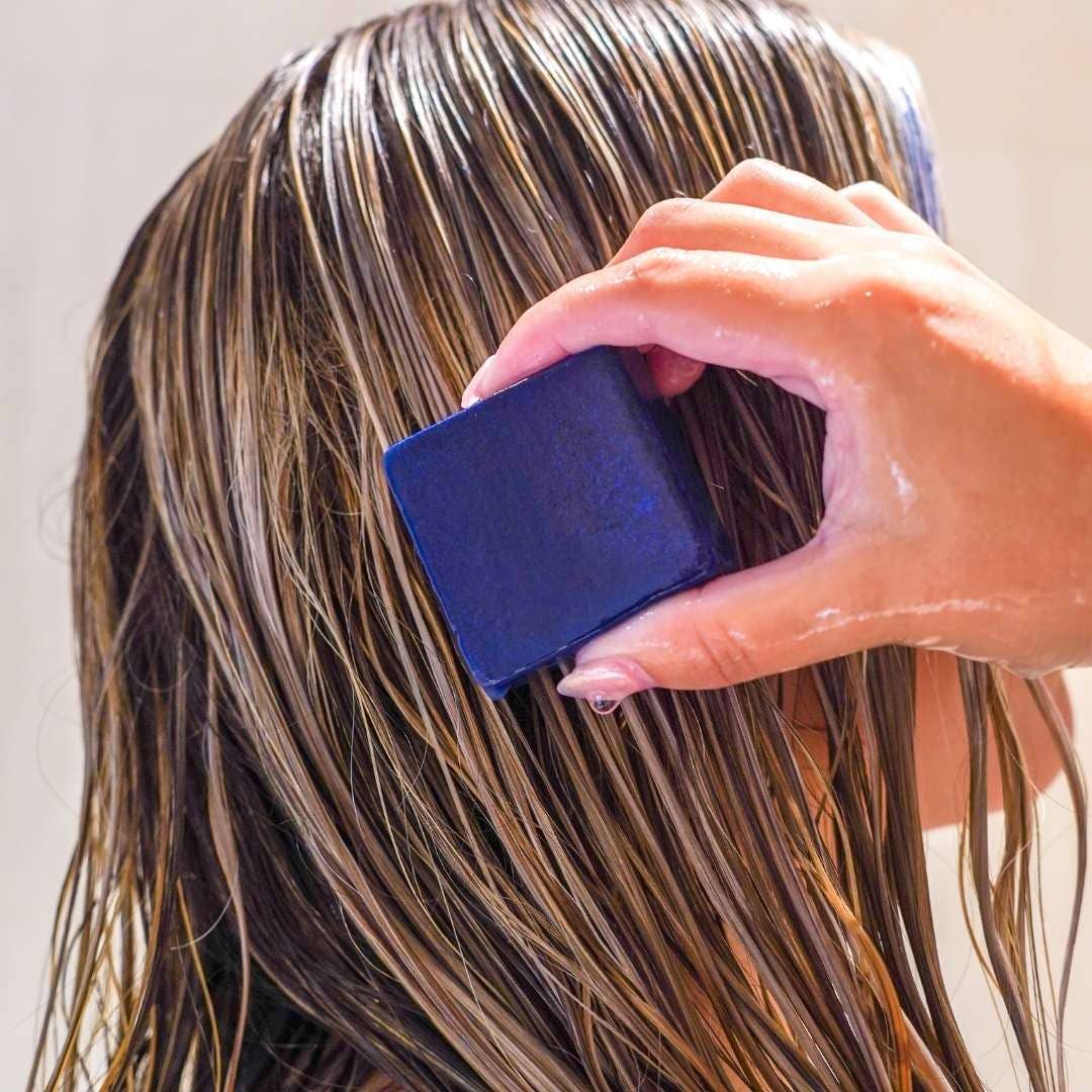 Green Room - Wholesale Hair Conditioner - BLUE Silk Conditioner Bar6