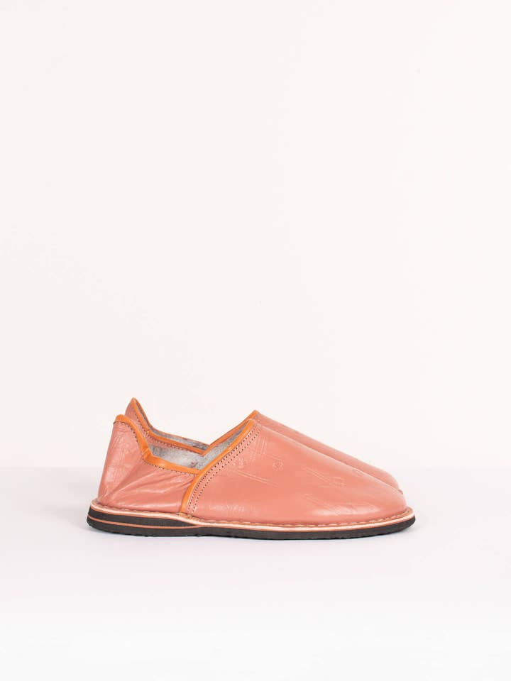 Bohemia Design – Engroshandel Slippers - Unisex – Marokkanske Berber Babouche Hjemmesko, Terracotta