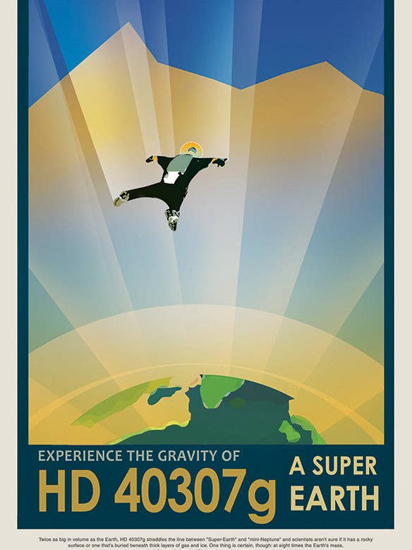 Experience the Gravity of a Super Earth for wholesale by Print Collection