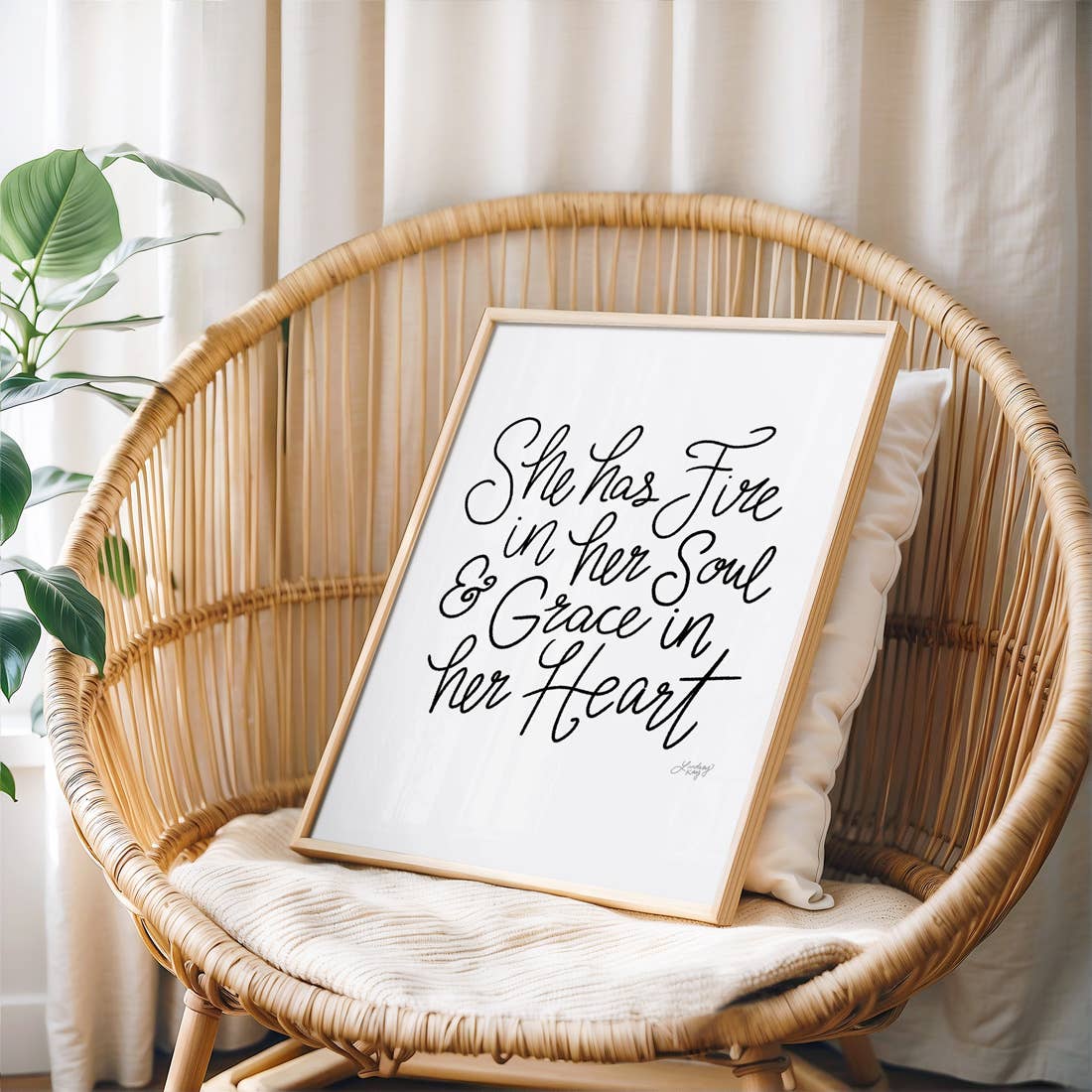 Lindsey Kay Collective - Wholesale Art Print - Fire in Her Soul & Grace in Her Heart - Art Print1