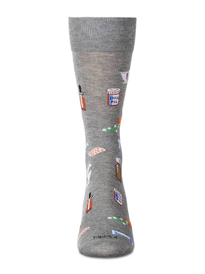 Med Gray Heather RX Men`s Bamboo Crew for wholesale on Faire1