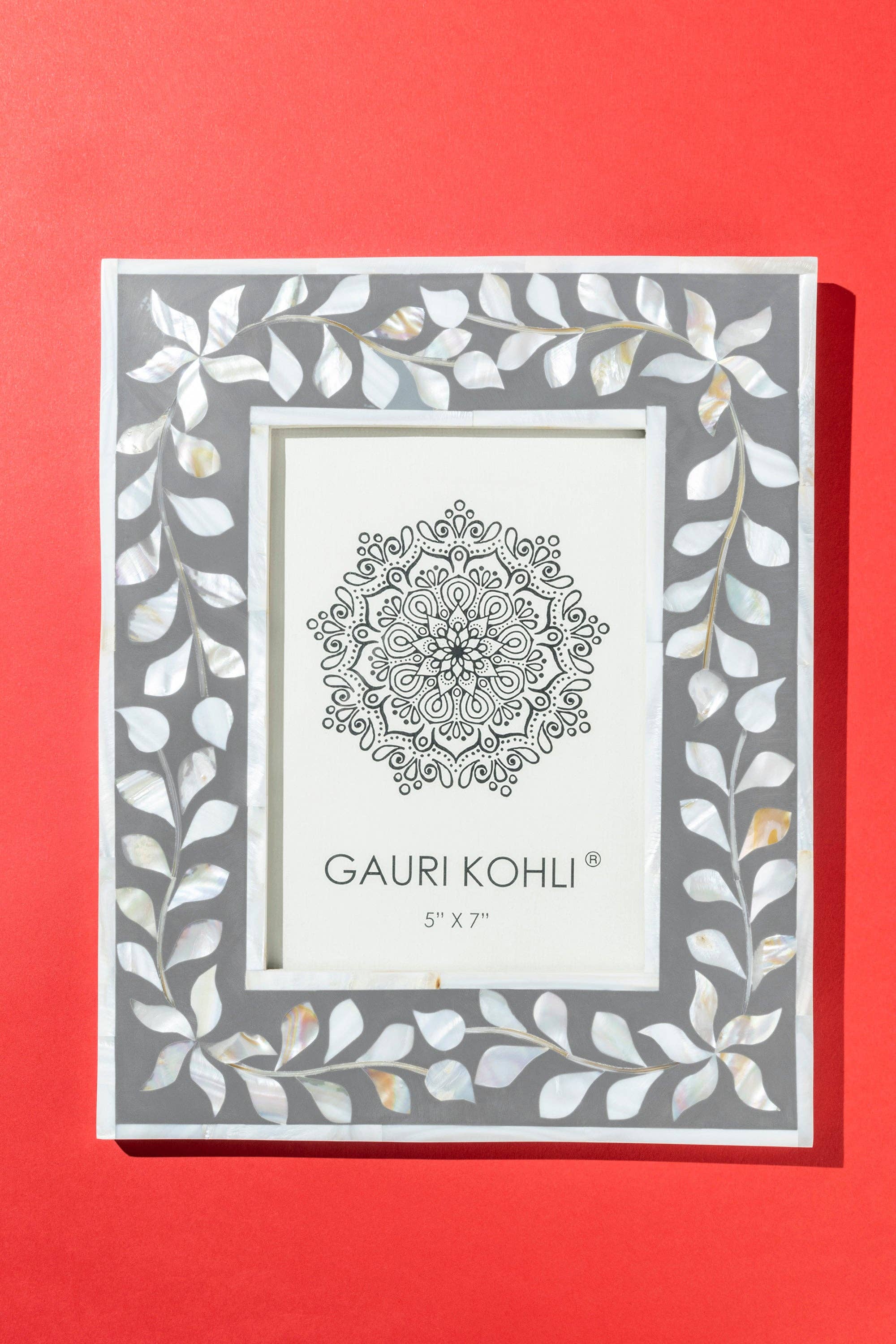 GAURI KOHLI - Vendita all'ingrosso Cornice portafoto - Cornice con intarsi Jodhpur Collector – 5″×7″3