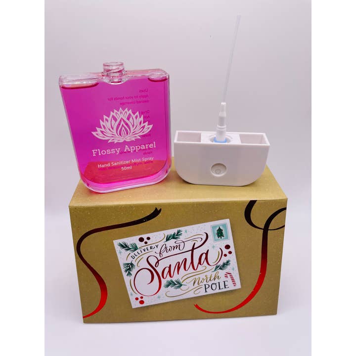 Flossy Apparel - Wholesale Hand Sanitizer - Cranberry Refillable Hand Sanitizer Mist SprayÂ