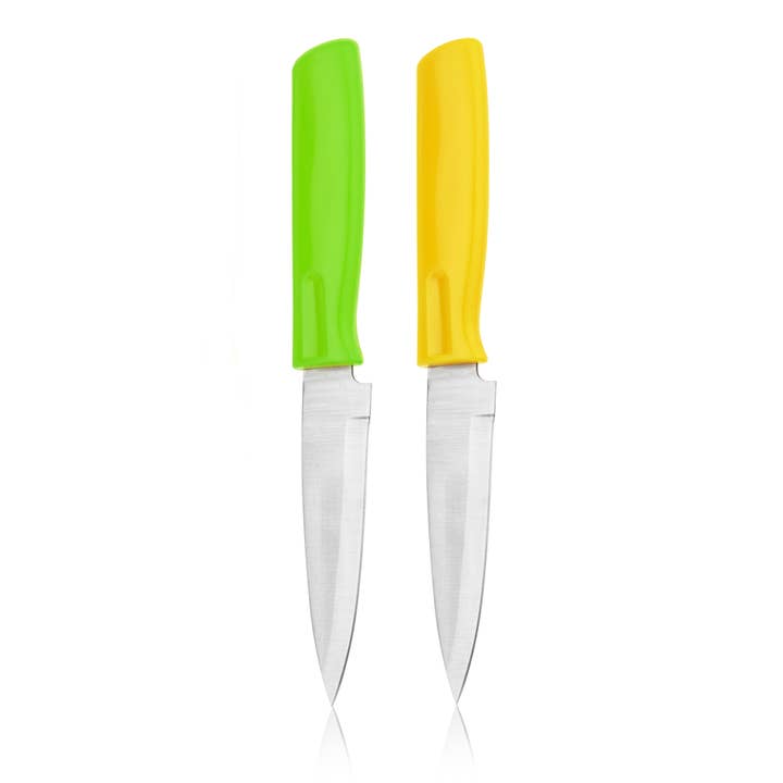 TRUE - Wholesale Kitchen/Utility Knife - Garnish Paring Knife w/ Sheath - Lemon & Lime - Bulk Asst