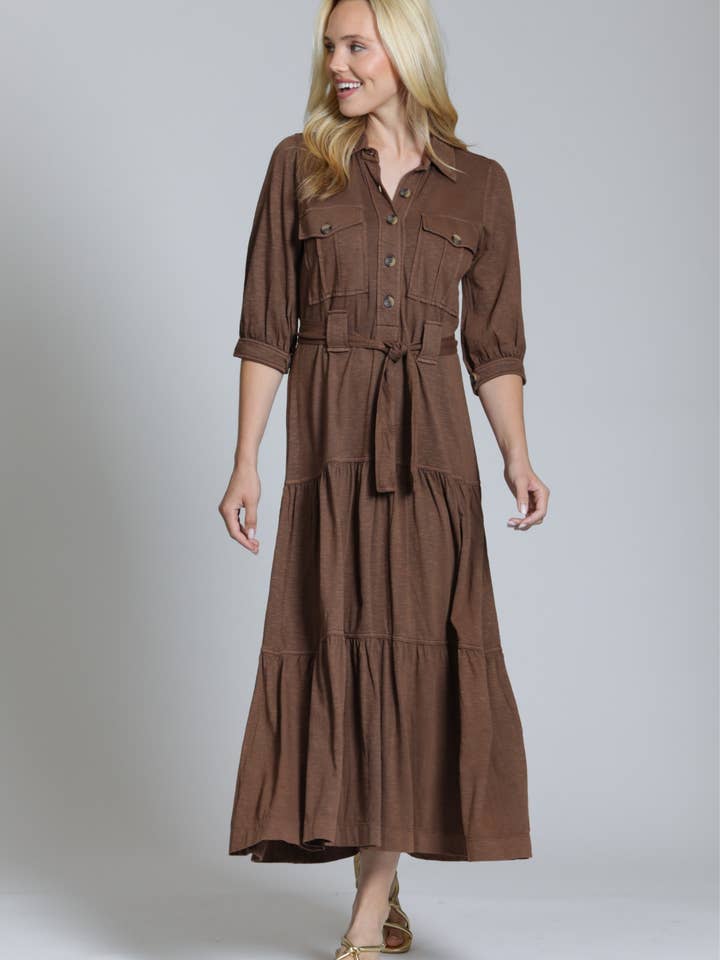 Tiered Dress w/Front Patch Pocket
for wholesale by APNY