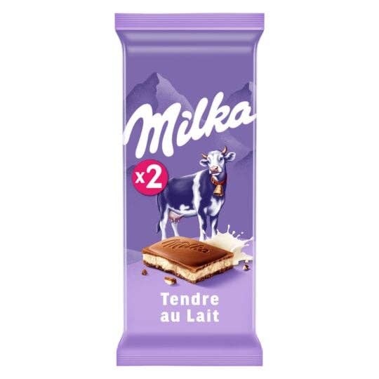 EU Grocery Exports - Vendita all'ingrosso Barretta di cioccolato - MILKA - Cioccolato al latte - x2 100g