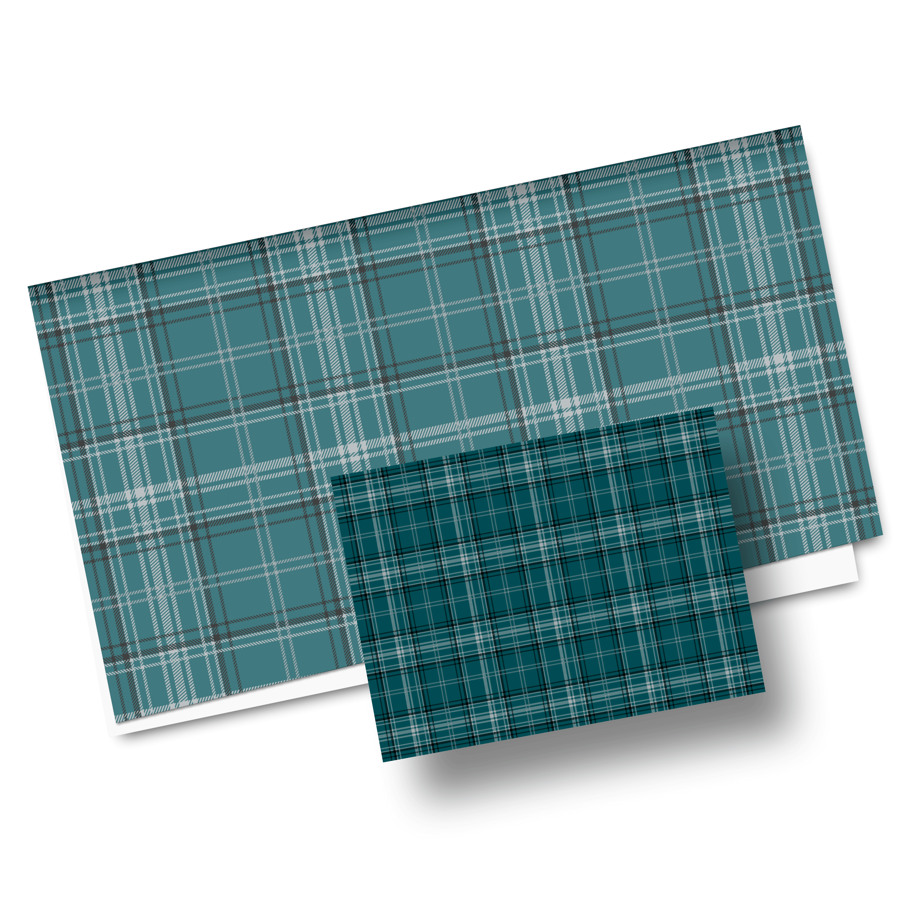 Wrapping Papered - Wholesale Flat Wrap - Philadelphia Eagles Inspired Wrapping Paper Plaid2