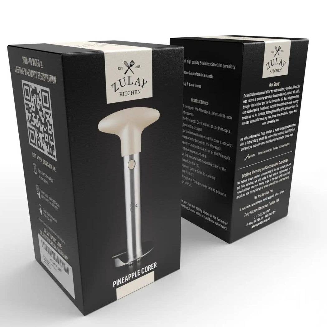Zulay Kitchen – Engroshandel Køkkenredskab – Ananaskerner og skæreværktøj til nem fjernelse af kerne8