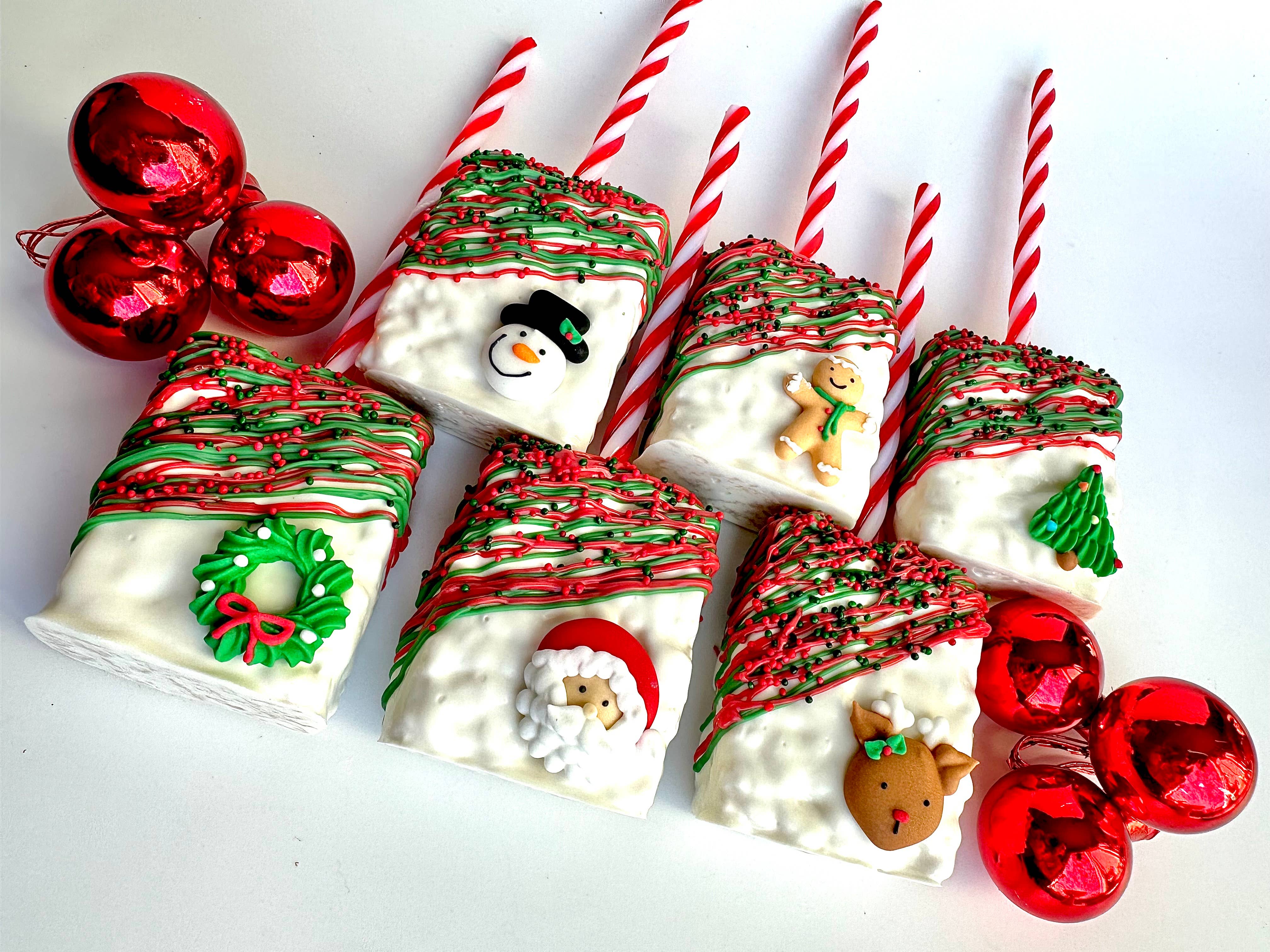Delightful Chocolates - Wholesale Chocolate Covered Sweets - Christmas Chocolate Covered Rice Krispie Treats2