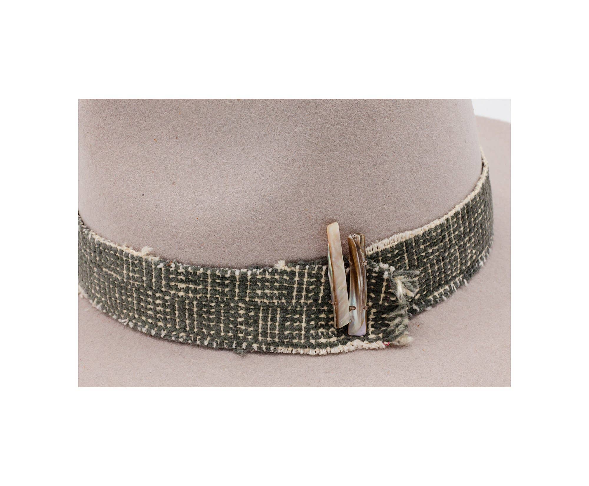 Hampui Hats – Fedora - Unissexo por atacado – Areia de oliva1