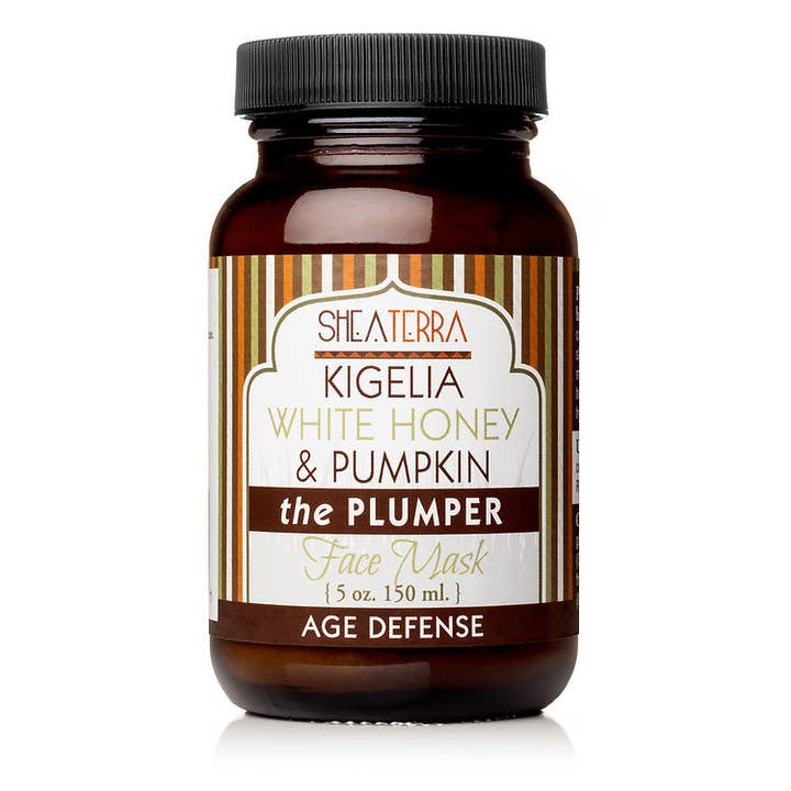 Kigelia White Honey Pumpkin the Plumper Face Mask AGE DEFENSE for wholesale by Shea Terra Organics