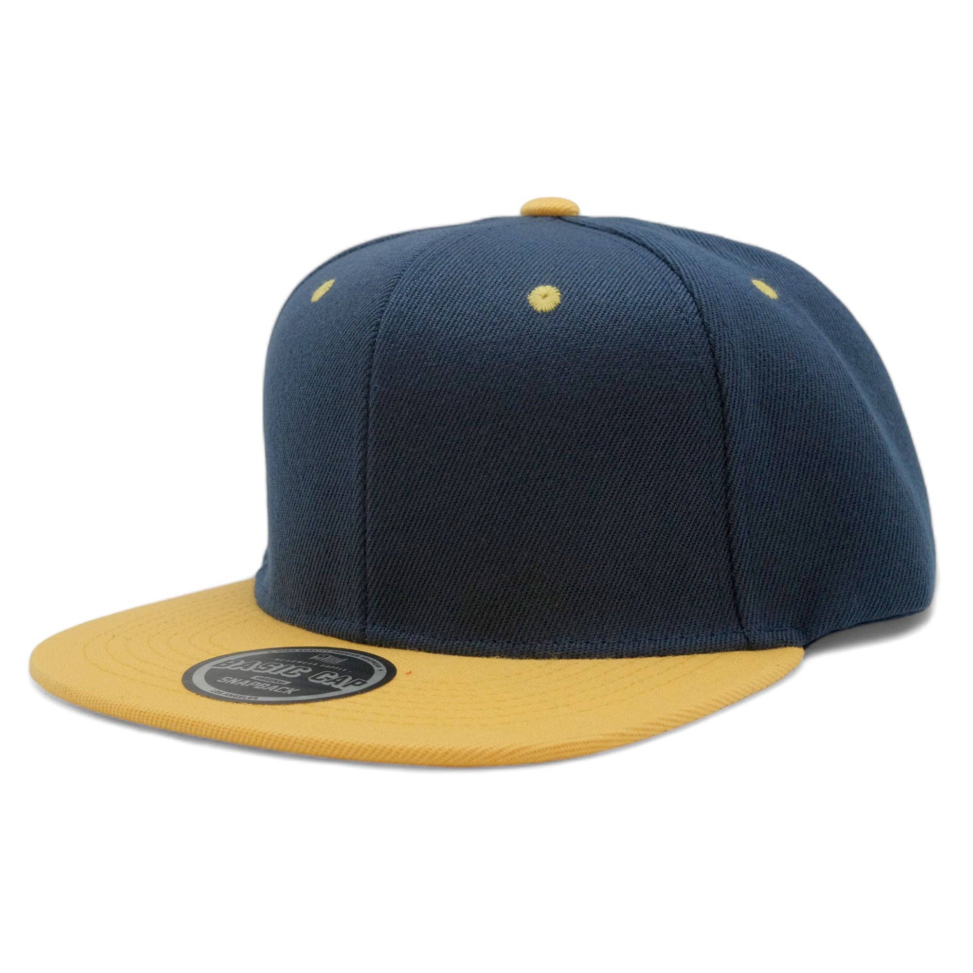 Eon Company Group, Inc - Wholesale Baseball Cap - Unisex - Blank Solid Two Tone Color Snapback Caps19