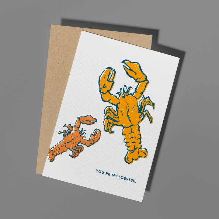 You're My Lobster Card for wholesale by Formidably Impressed