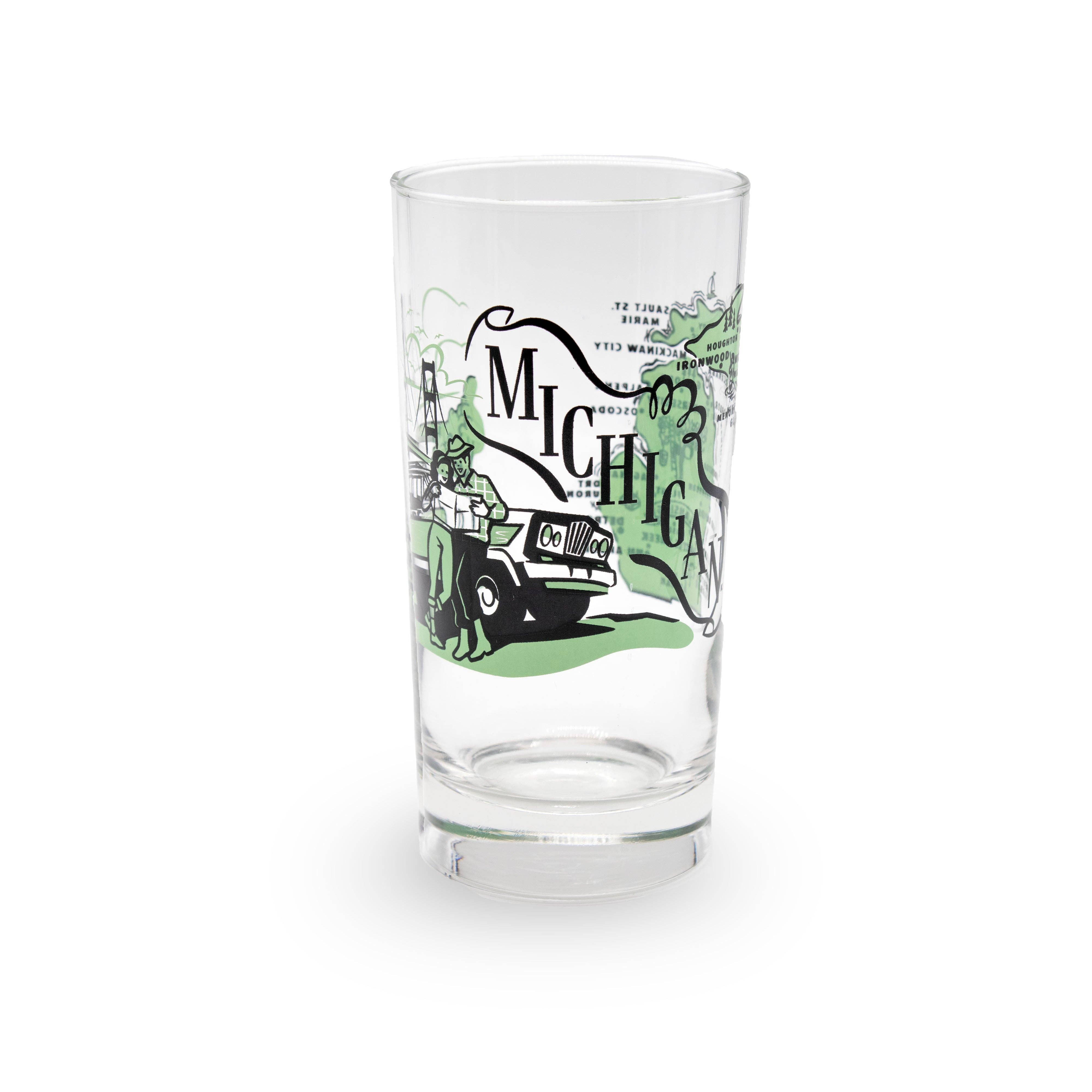 Peninsulas - Wholesale Drinking Glass/Cup - Michigan Glass