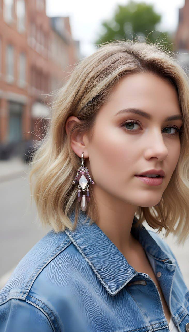 melizijewelry – wholesale Hängande örhängen – Tulipan Roze kristallörhängen2