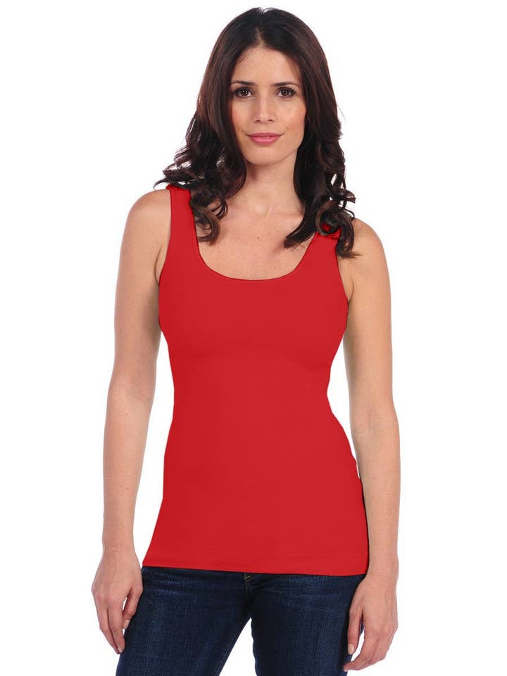 TINA Stephens Italy/Tees By Tina - Wholesale Tank top – Women′s - Seamless Smooth Tank (300ST)9