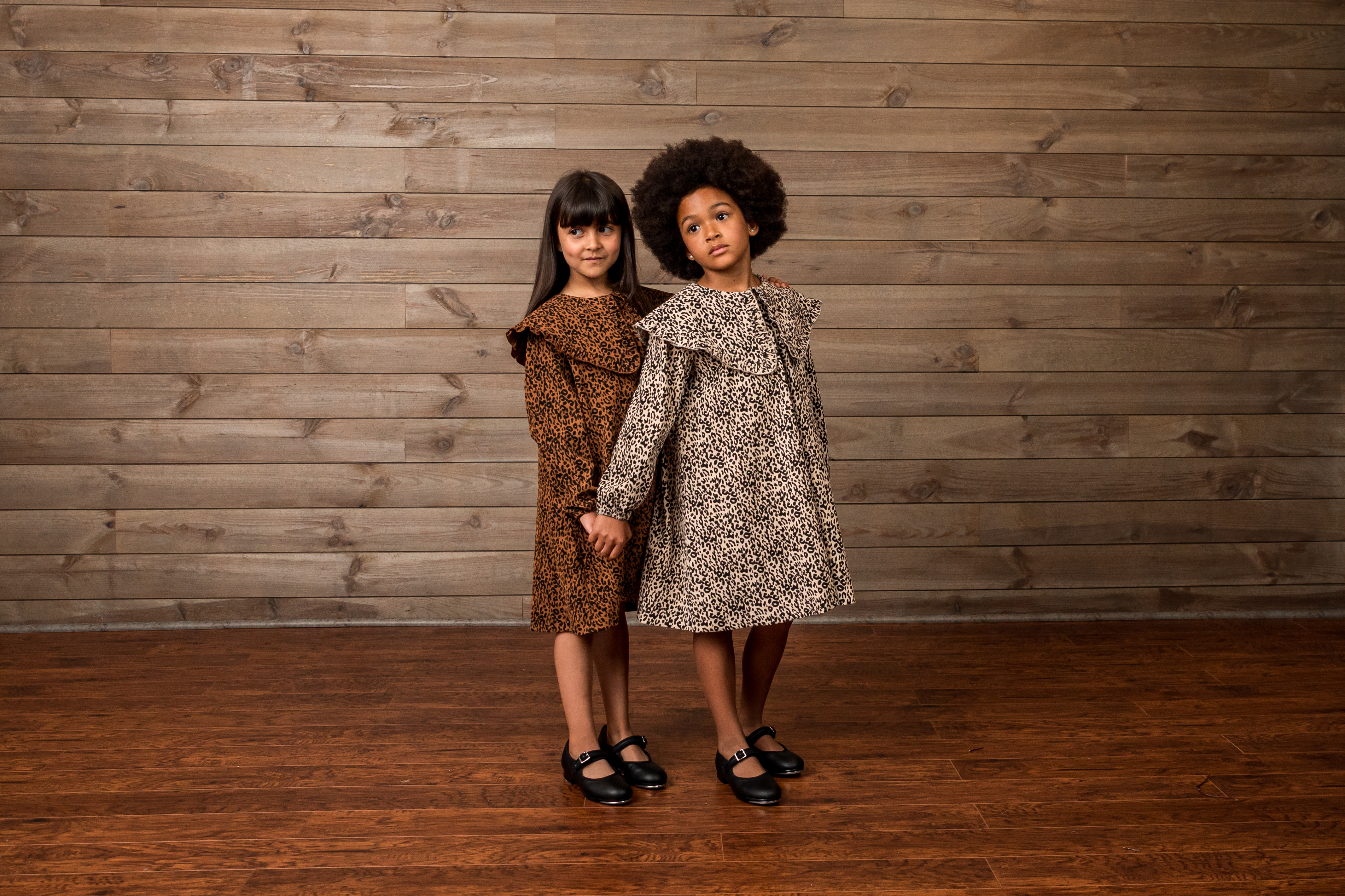 Hush.Shop - Wholesale Dress - Kids - Lepord Print Corduroy Dress4