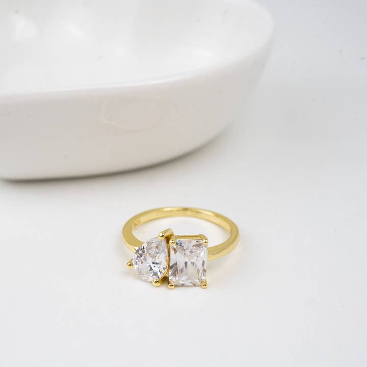 Sami Jewels - Wholesale Multi-Stone Ring - Toi et Moi Ring