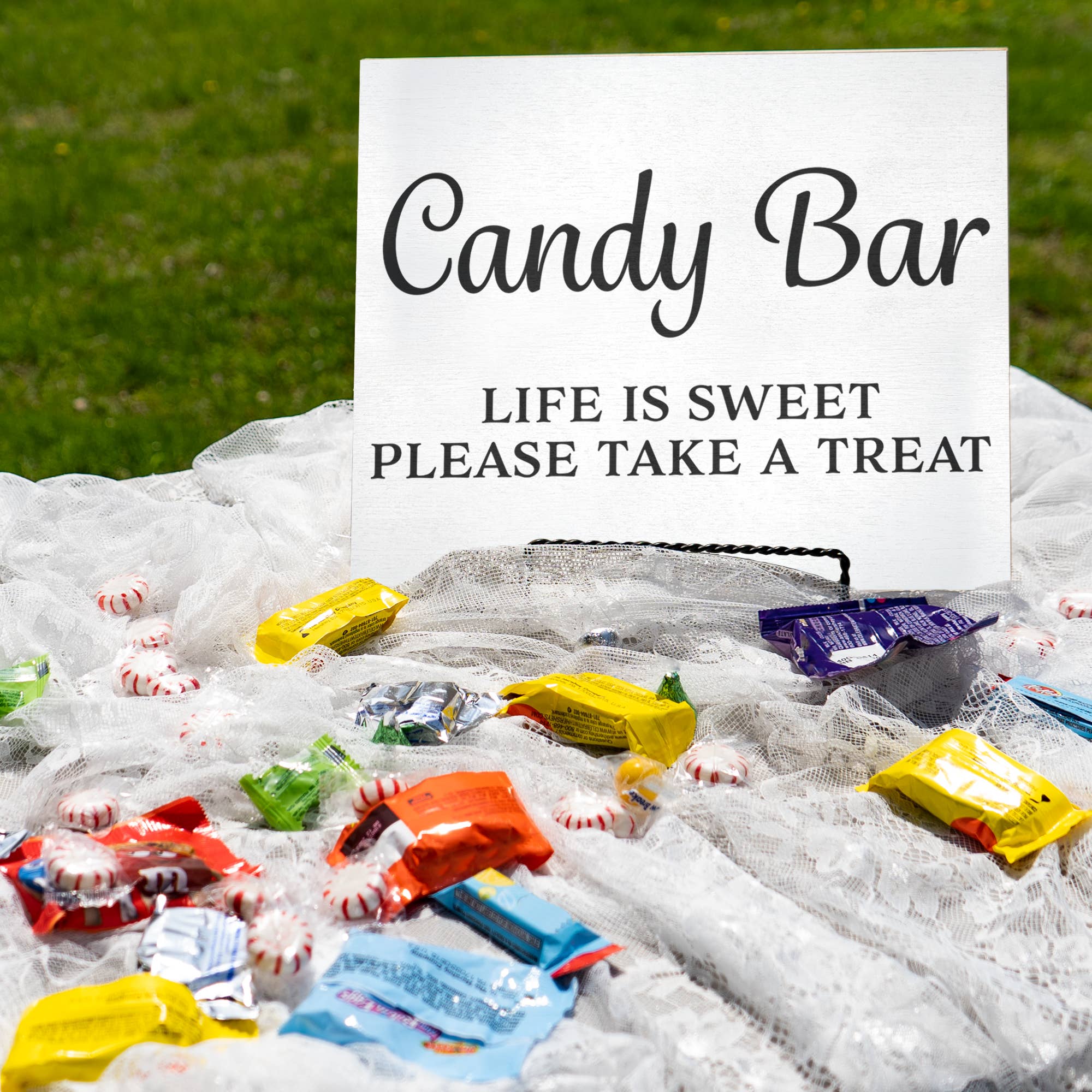 JennyGems - Wholesale Sign - Life Is Sweet! Candy Bar Please Take A Treat™ Wooden Sign4
