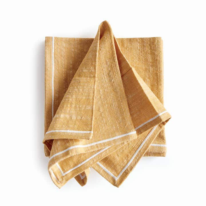 Saffron Dinner Napkins for wholesale by Napa Home & Garden