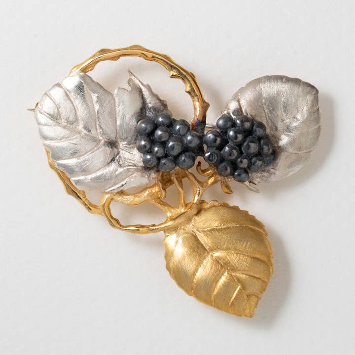 Blackberry Brooch for wholesale by Paula Bolton Jewelry