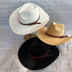 Purchase Wholesale felt cowboy hat. Free Returns & Net 60 Terms on Faire