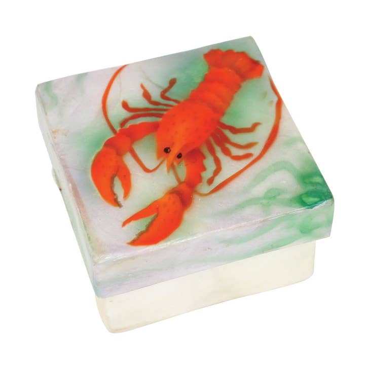 Beachcombers - Wholesale Jewelry Box/Organizer - SALE Lobster Decorative Trinket Box0