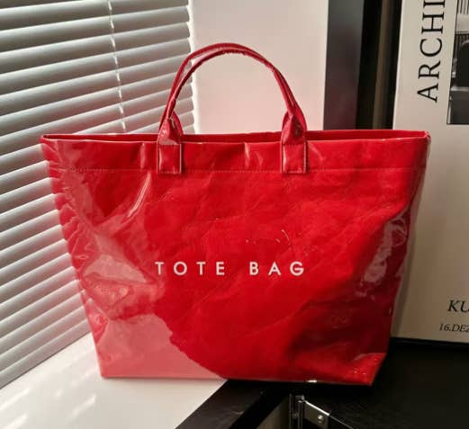 NARWEY INC - Wholesale Tote Bag - Women's - PVC Waterproof Tote Bag Durable Commuter Bag Shopping Tote13