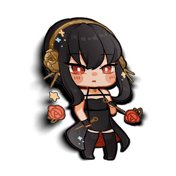 YOR FORGER CHIBI MINI STICKER { SPY X FAMILY } for wholesale by Usagi x Usagi, LLC