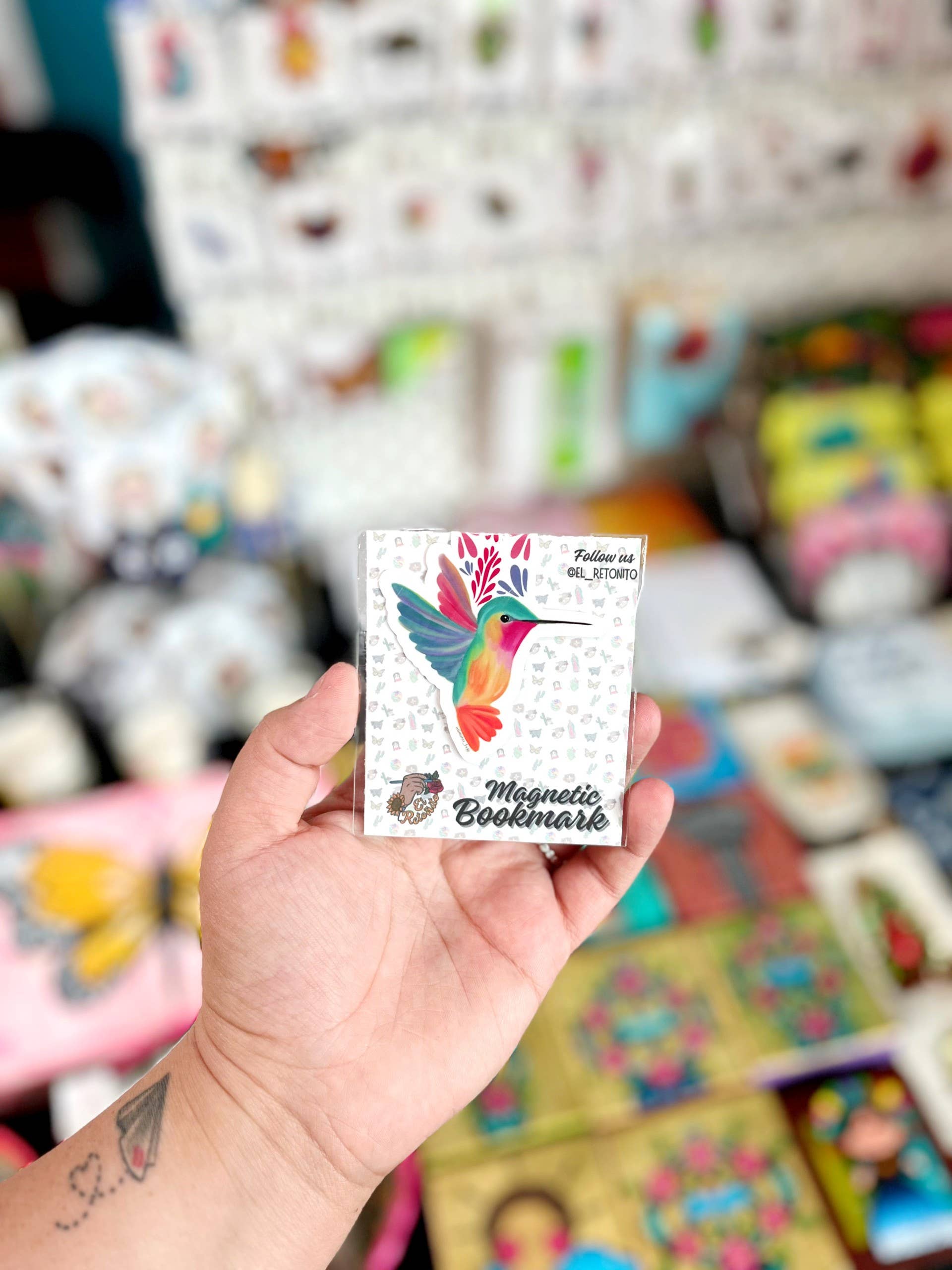 El Retoñito - Wholesale Bookmark - Colibri Bookmark