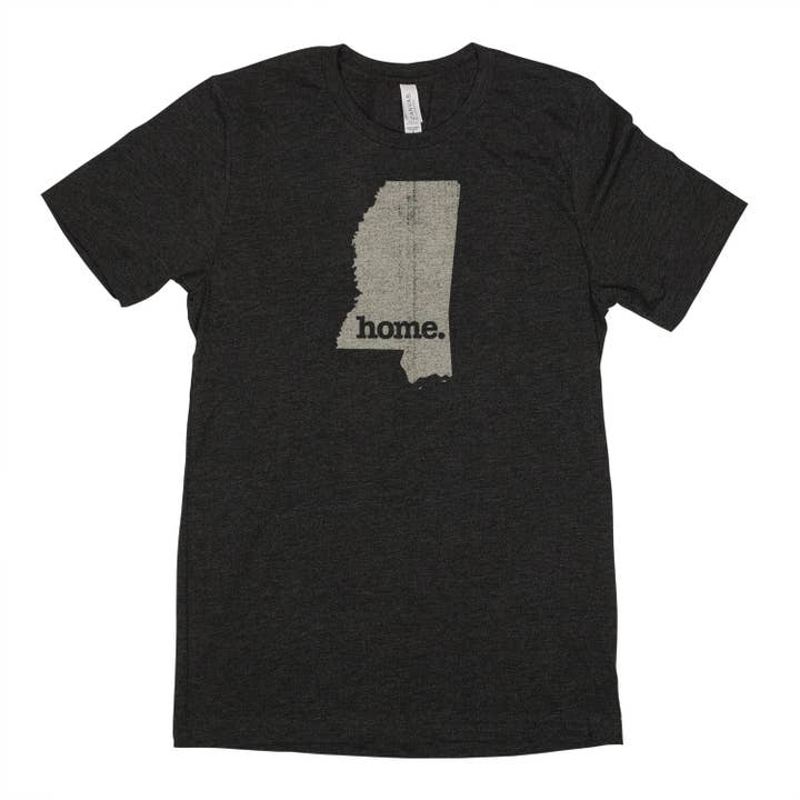 Mississippi - home. Men’s Unisex T-Shirt for wholesale by Home State Apparel