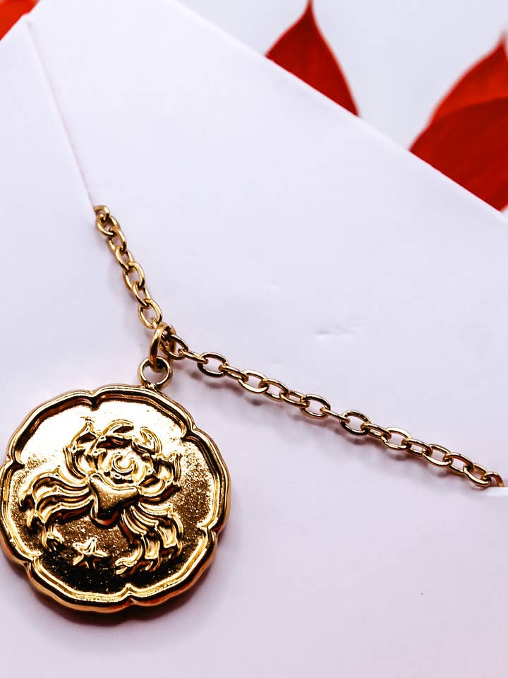 Halsketting met sterrenbeeld: „Kanker” Roestvrij staal voor wholesale door Enaaum