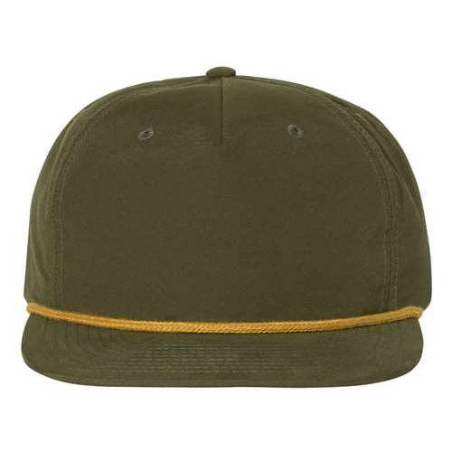 Kodiak Wholesale - Wholesale Flat Brim Cap - Unisex - Richardson 256 Umpqua Rope Snapback Cap - Custom Leather Patch Hat | No Minimals | Volume Tiered Pricing6
